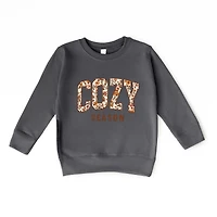 The Juniper Shop - Toddler Graphic Sweatshirt Cozy Season Floral
