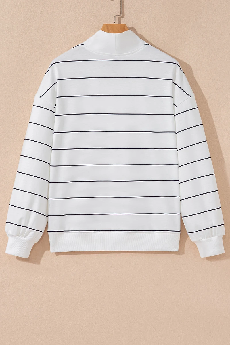 Threaded Pear Women's Skyler Print Drop Shoulder Long Sleeve Top