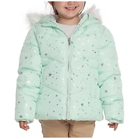 Rokka&Rolla Little & Big Kid Girls Heavyweight Puffer Jacket Bubble Coat