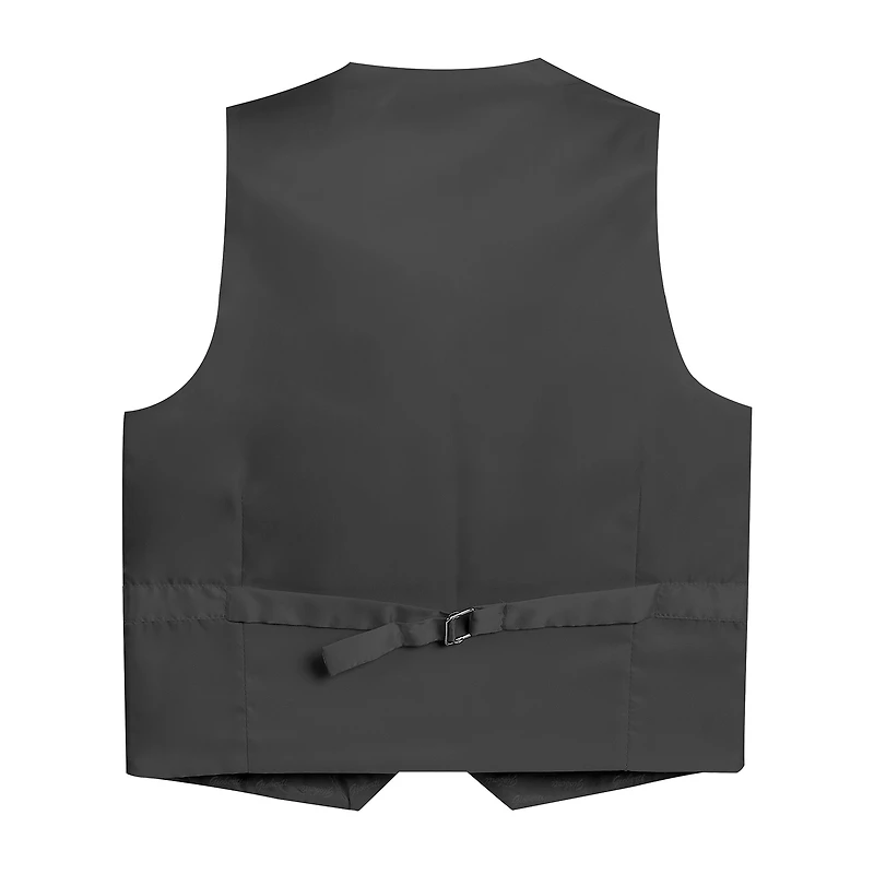 Gioberti Boy's Tweed Plaid Formal Suit Vest