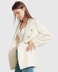 Belle & Bloom Womens Princess Polina Tweed Blazer