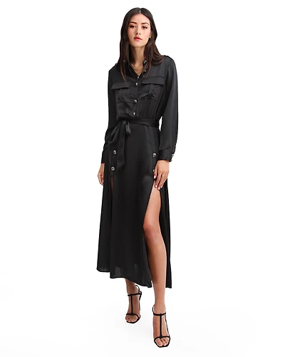 Belle & Bloom Womens Lover To Maxi Shirt Dress