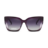AGP PARIS Women's Bold Cat Eye Acetate Polarized Lens UV400 Sunglasses