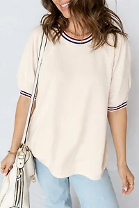 Threaded Pear Women's Haisley Sleeve Loose Tunic Top