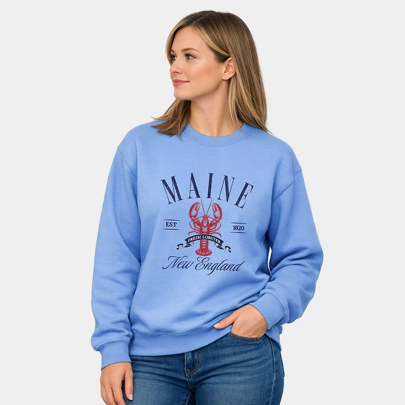 Simply Sage Market - Maine New England  Women's Graphic Sweatshirt
