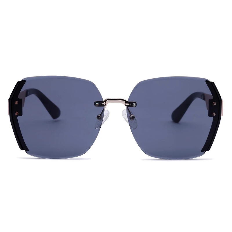AGP PARIS Women's Bold Square Acetate Gradient Lens UV400 Sunglasses