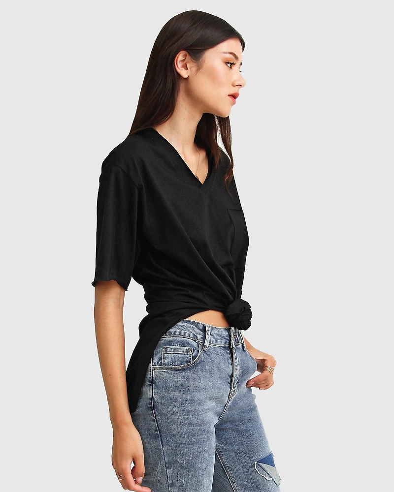 Belle & Bloom Womens Brave Soul Oversized T-Shirt