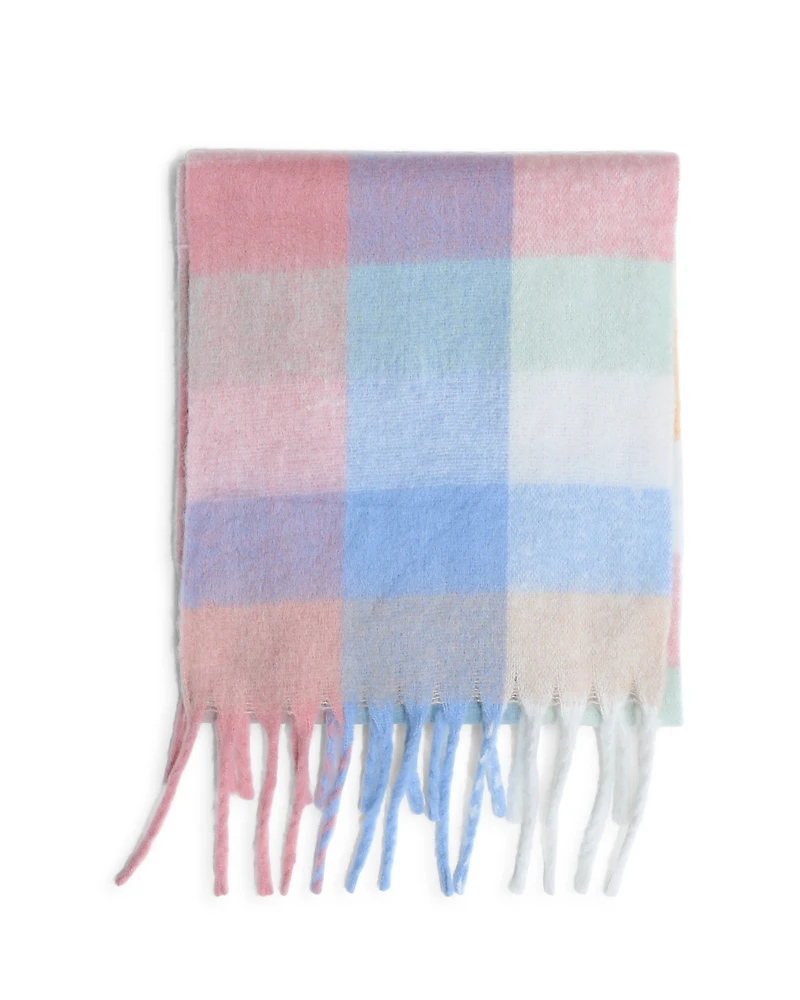 Belle & Bloom Womens Vail Checkered Scarf