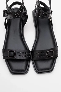 Forever & Always Womens Carril Leather Sandals