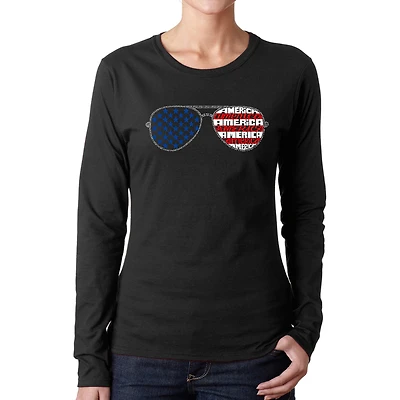 LA Pop Art Women's Word Long Sleeve T-Shirt