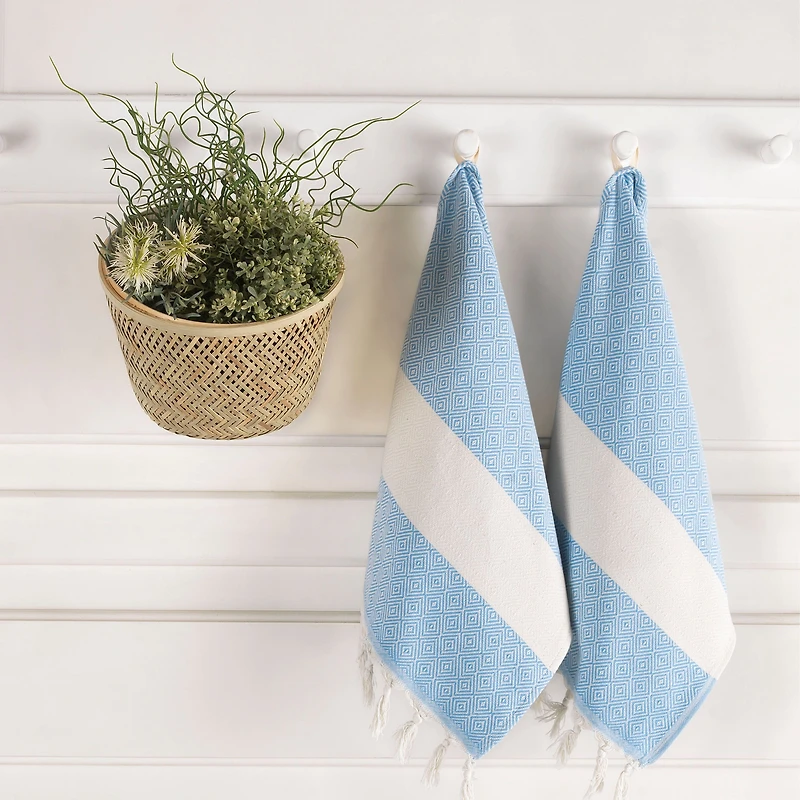 Wear Sierra Ultra Soft Turkish Cotton Hand Towels Set of 2