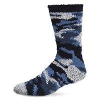 MeMoi Men's Camo Fuzzy Warm Cozy Crew Socks