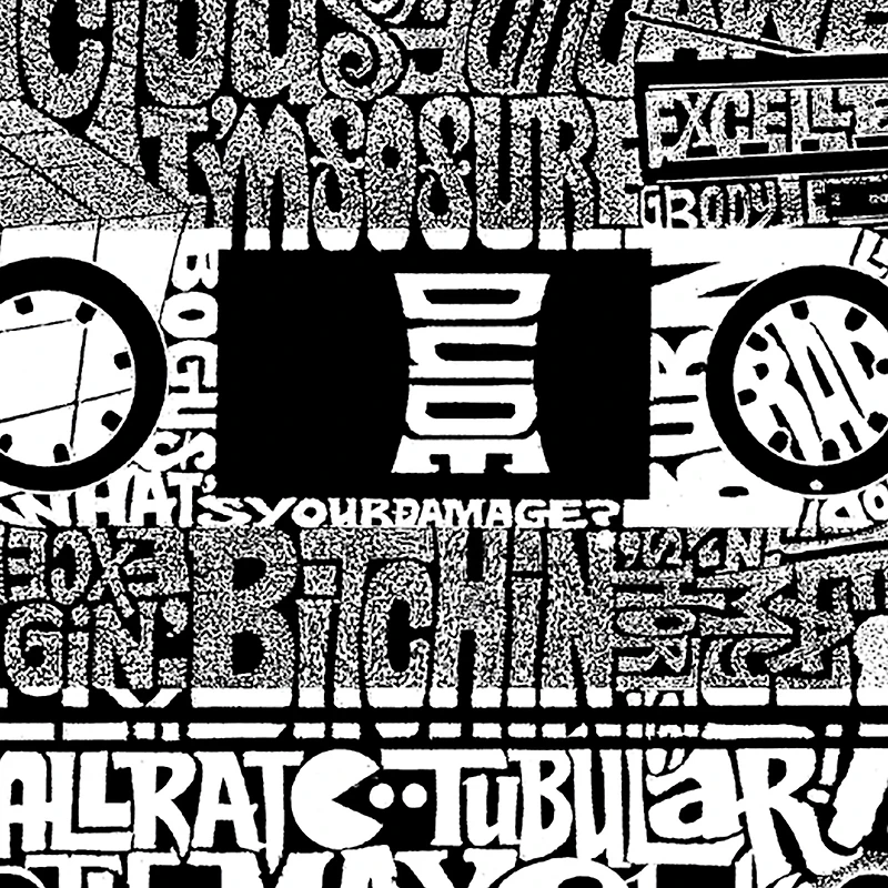 LA Pop Art Men's 100% Cotton Short Sleeve Crew Neck T-Shirt - 'The 80's' Word Art, Regular Fit