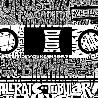 LA Pop Art Men's 100% Cotton Short Sleeve Crew Neck T-Shirt - 'The 80's' Word Art, Regular Fit