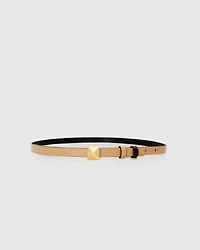 Belle & Bloom Womens Cleopatra Pyramid Stud Leather Belt