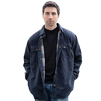 Gioberti Men's 100% Cotton Extremely Soft Corduroy Shirt Jacket with Flannel Lining