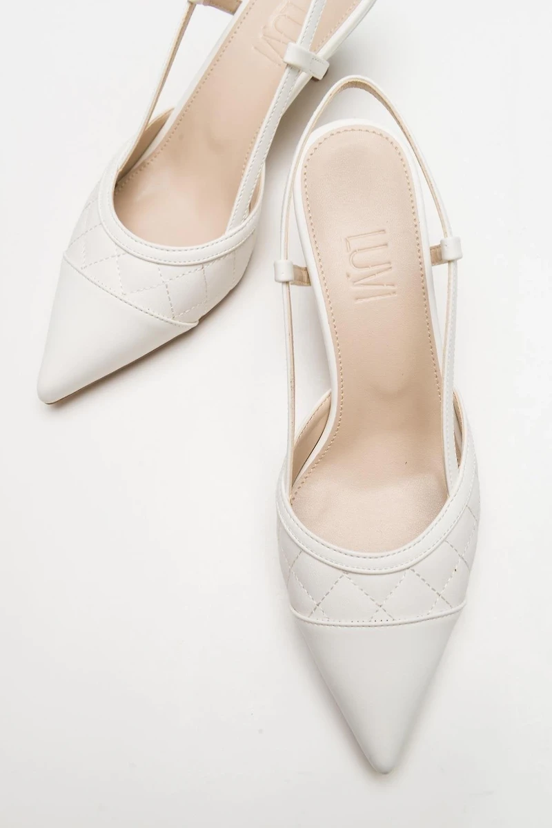 Prologue Shoes Womens Goodge Slingback Pointed Toe Pump