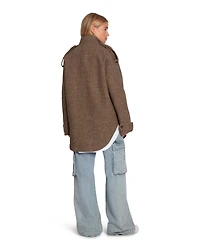 Belle & Bloom Womens All My Love Wool Overshirt
