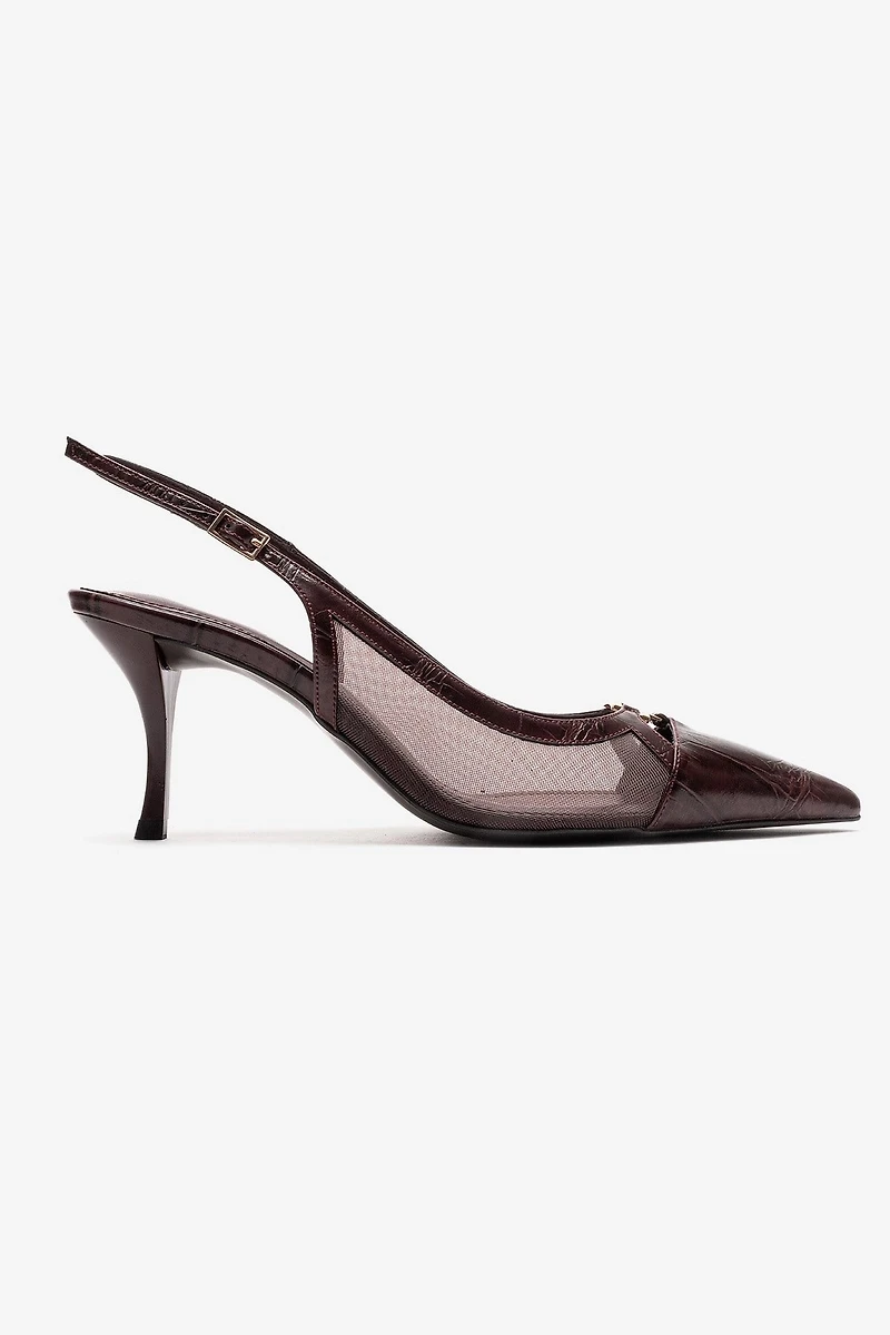 Prologue Shoes Womens Orella Stiletto Mesh Pump