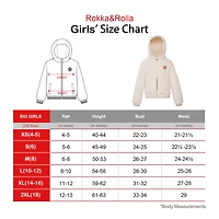 Rokka&Rolla Little & Big Kid Girls Fleece Jacket