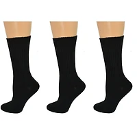 Wear Sierra Women's Cotton Crew Socks 3 Pack