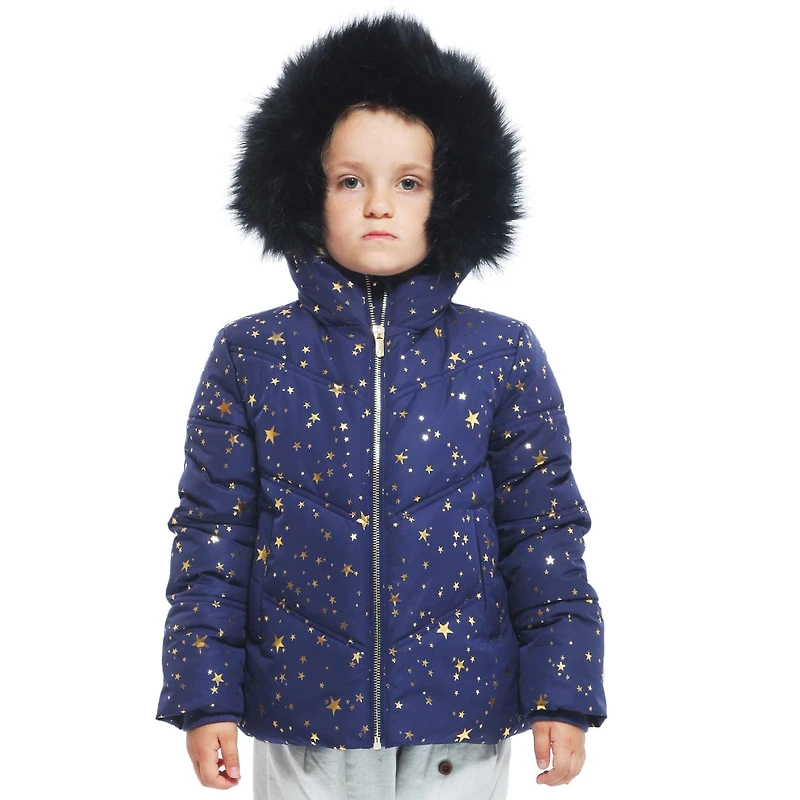 Rokka&Rolla Little & Big Kid Girls Heavyweight Puffer Jacket Bubble Coat