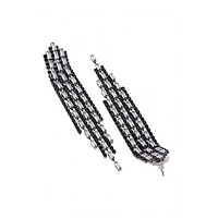 AGP PARIS Womens Diva Fringed Drop Earrings
