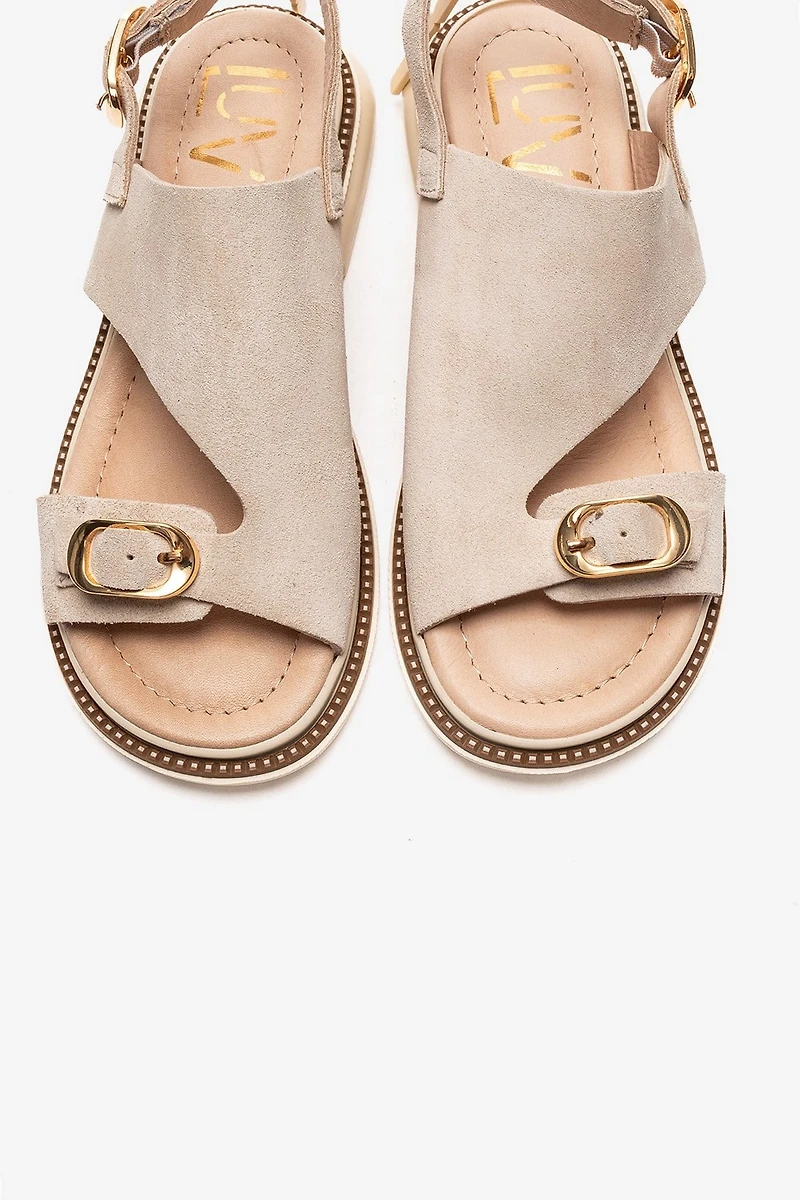 Forever & Always Womens Cruel Leather Sandals