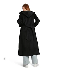 Belle & Bloom Womens Walk My Way Wool Blend Oversized Maxi Coat