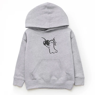 The Juniper Shop - Youth Graphic Hoodie Embroidered Boo Cheri Ghost