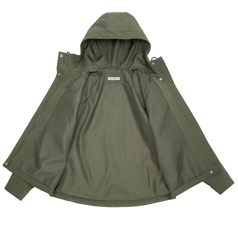 Rokka&Rolla Womens Hooded Windbreaker Jacket