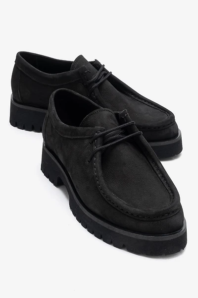 Forever & Always Womens Talia Leather Lace Up Loafer