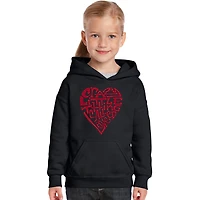 LA Pop Art Girls Word Hoodie - Crazy Little Thing Called Love