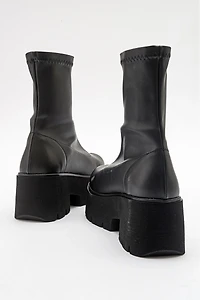Prologue Shoes Womens Ovil Platform Zip Boot