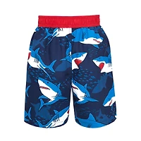 Rokka&Rolla Toddler Boys Mesh-Lined Swim Trunks