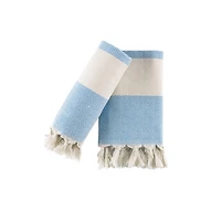 Wear Sierra Ultra Soft Turkish Cotton Hand Towels Set of 2