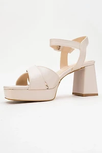 Prologue Shoes Womens Lisbon Platform Block Heel Sandal
