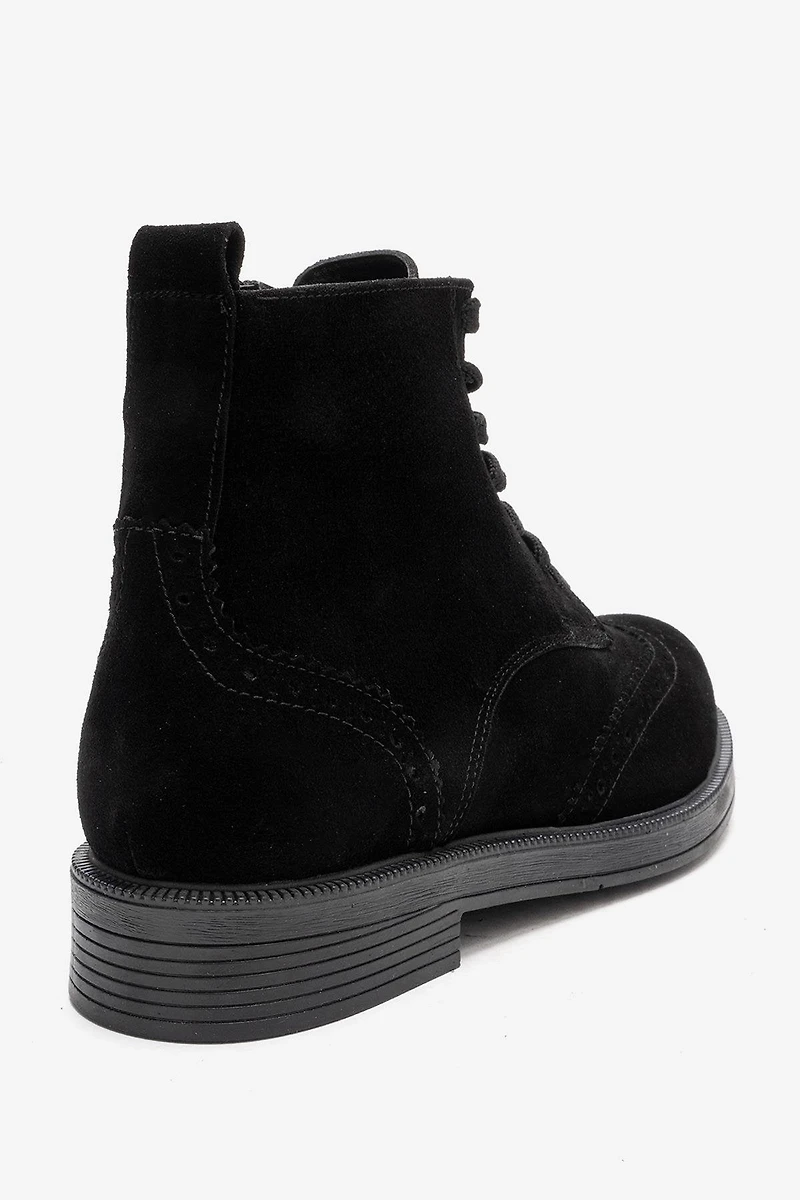 Forever & Always Womens Nelvy Leather Boots