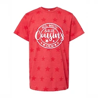 The Juniper Shop - Red White And Blue Cousin's Crew Youth Short Sleeve Star Tee