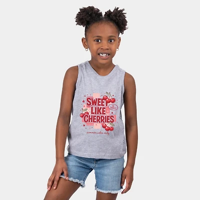 The Juniper Shop - Sweet Like Cherries Summer Vibes Youth Tank Top