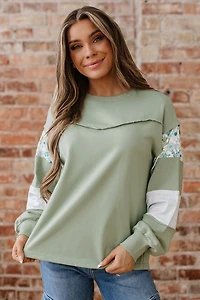 Threaded Pear Women's Oaklee Relaxed French Terry Top