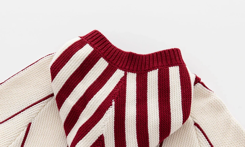 MyKids-USA Baby Christmas Contrast Design Knitwear