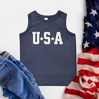 The Juniper Shop - USA Stars Toddler Graphic Tank