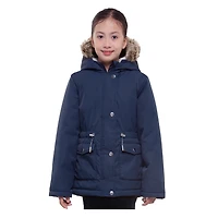 Rokka&Rolla Little & Big Kid Girls Mid-Length Fleece Lined Parka