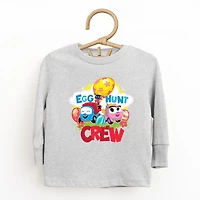 the Juniper Shop - Toddler Long Sleeve Graphic Tee Leo Truck Egg Hunt Crew