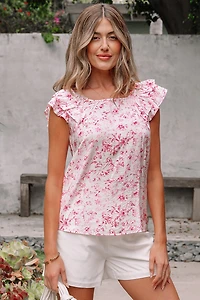 Threaded Pear Women's Kelly Bow Back Square Blouse