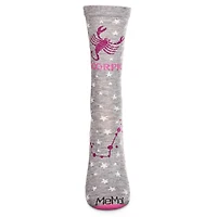 MeMoi Women's Scorpio Zodiac Sign Crew Socks