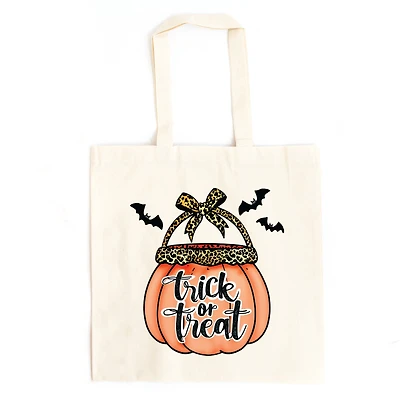 Simply Sage Market - Canvas Tote - Trick or Treat Pumpkin