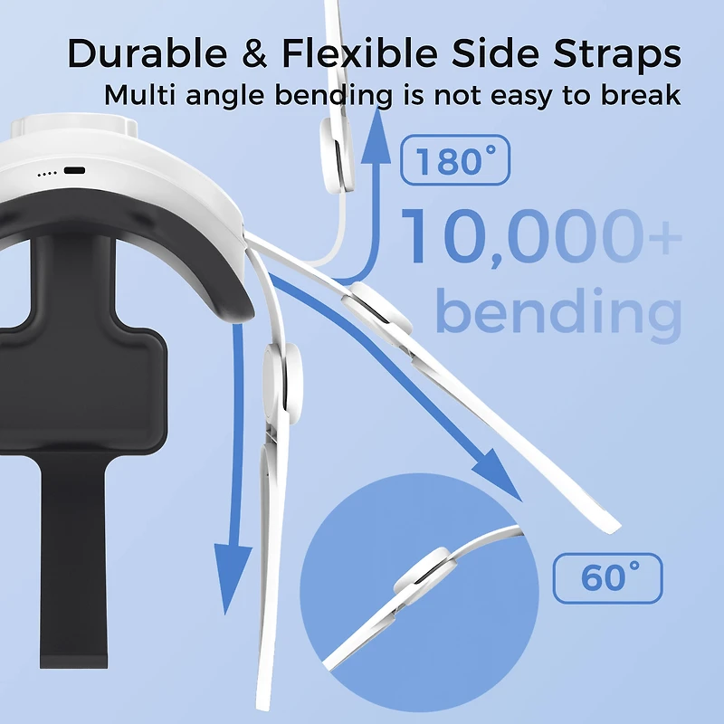 Alpha Digital Made for Meta Quest 3/3S, 6000mAh Battery - Headstrap Replacement