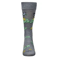 MeMoi Men's Cash Cow Rayon From Bamboo Crew Socks
